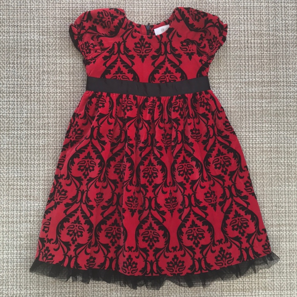 Hanna Andersson Velvet Dress (size 110)